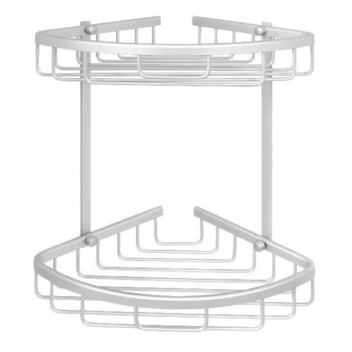 Slika DRŽAČ MINOTTI 220X220X360 ŽIČANI DUPLI KUTNI ALUMINIJSKI
