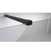 Slika TUŠ STIJENA COPEN MONTE DARK 80x200 CRNI MAT/SIVO