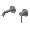 Slika MIJEŠALICA ZA UMIVAONIK ROSAN GEE.O PODŽBUKNA GUN METAL IZLJEV 170mm KOMPLET