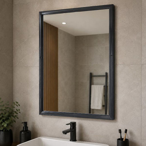 Slika OGLEDALO POLO 52x69 ANTRACIT OKVIR