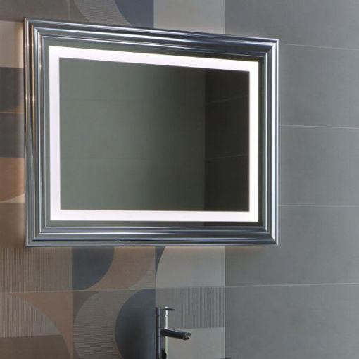 Slika OGLEDALO COPEN 100x76 LED SREBRNI OKVIR