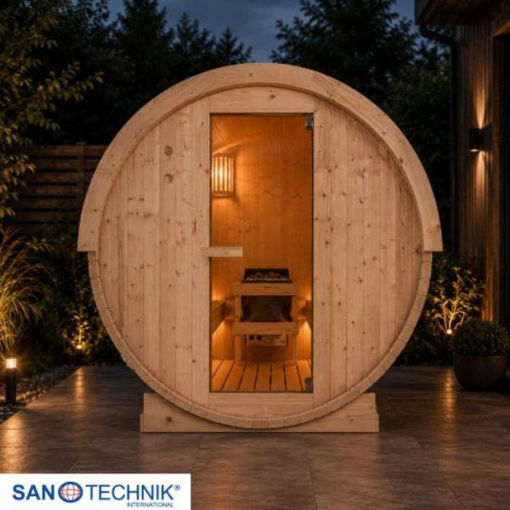 Slika SAUNA FINSKA NYBORG L VANJSKA - 194.2 x 244.9 x 194.9 cm - 6 OSOBA
