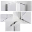 Slika TUŠ KABINA MB TAILOR 90x80 CM SILVER/PROZIRNO 8 MM OKRETNA VRATA