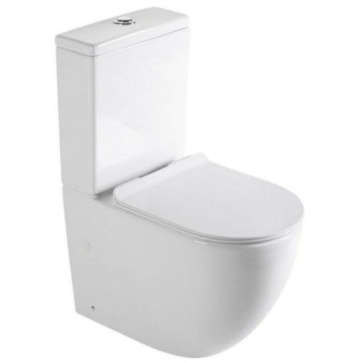 Slika SET MONOBLOK OPTIMO RIMLESS + WC DASKA SOFTCLOSE VARIO